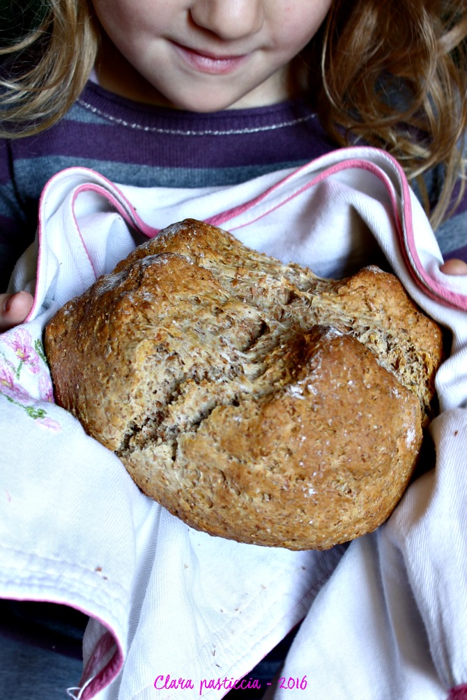 Soda Bread con farina integrale di farro e olio extra vergine di oliva